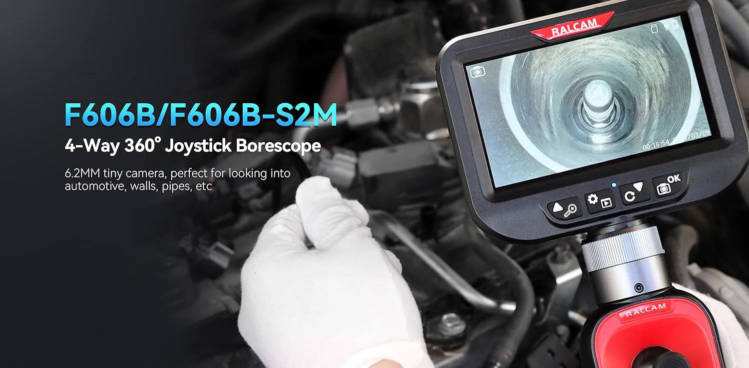 Articulating vs non-articulating borescope tip steering comparison