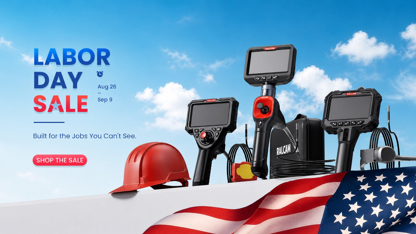 Ralcam Labor Day Sale - borescopes and inspection cameras